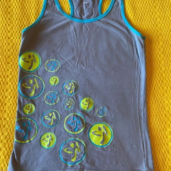 Zumba Racer back Tank Top - Picture 3 of 4